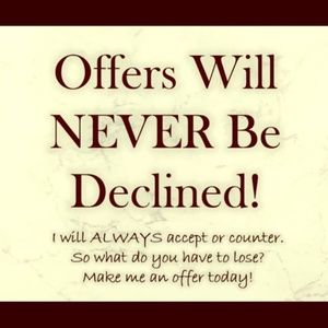 Make a reasonable offer